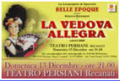 La Vedova Allegra - Operetta Teatro Persiani